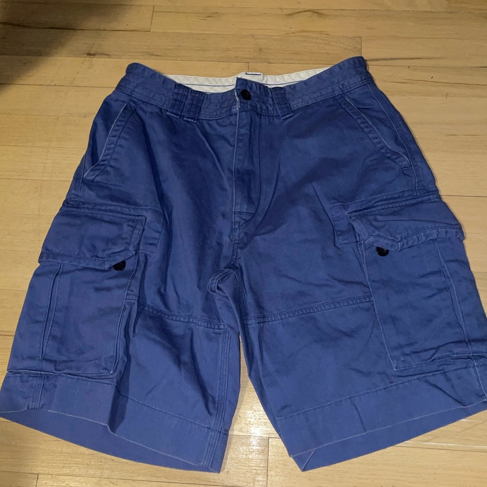 Polo Ralph Lauren Mens Royal Blue Vintage Cotton Cargo Shorts